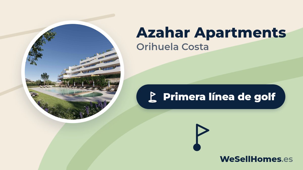 Azahar Apartments, Orihuela Costa: Primera línea de golf