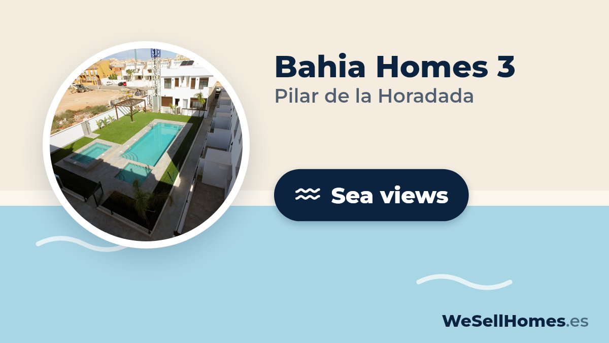 Bahia Homes 3, Pilar de la Horadada: Sea views