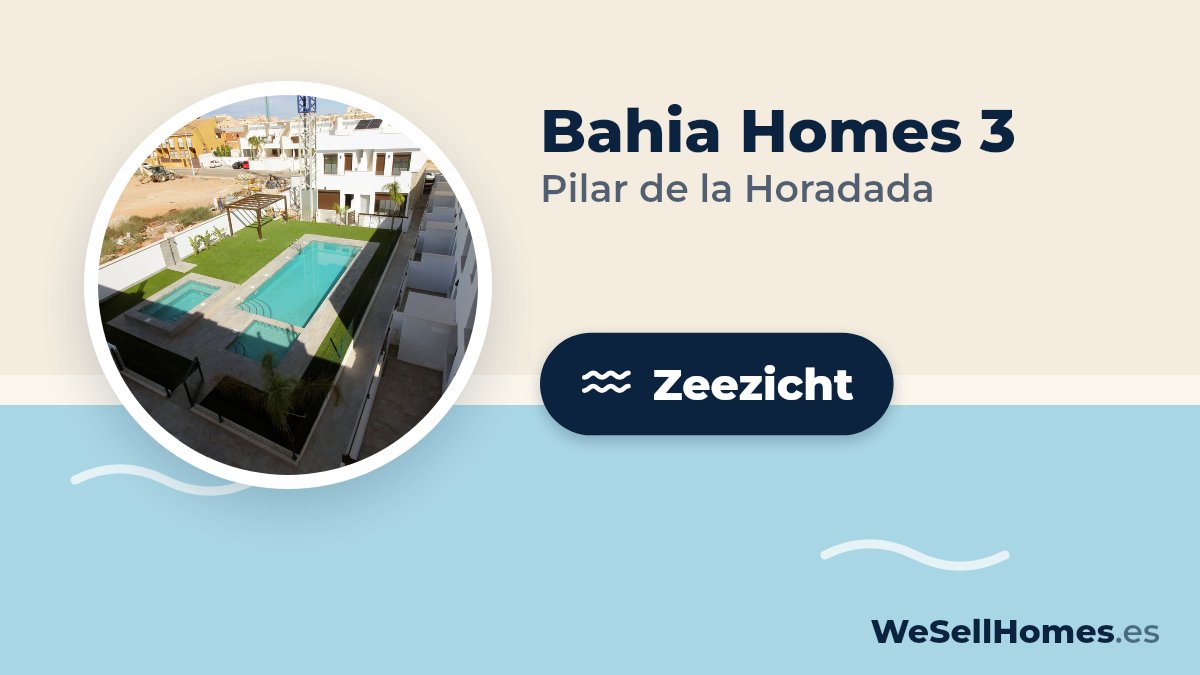 Bahia Homes 3, Pilar de la Horadada: Zeezicht