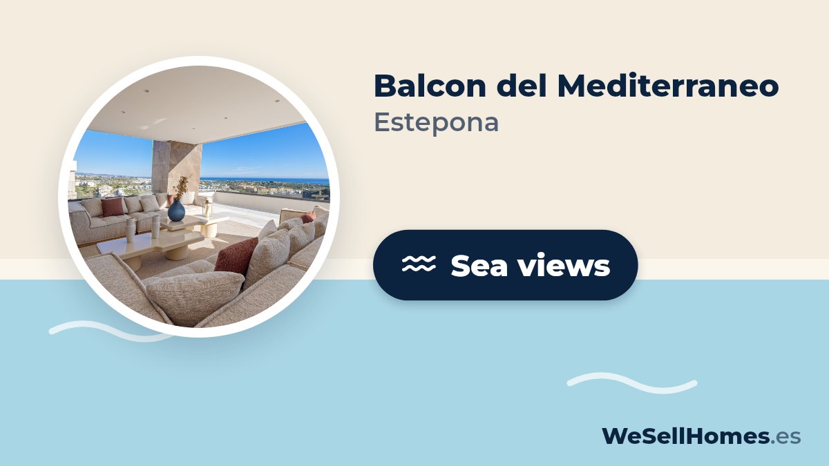 Balcon del Mediterraneo, Estepona: Sea views