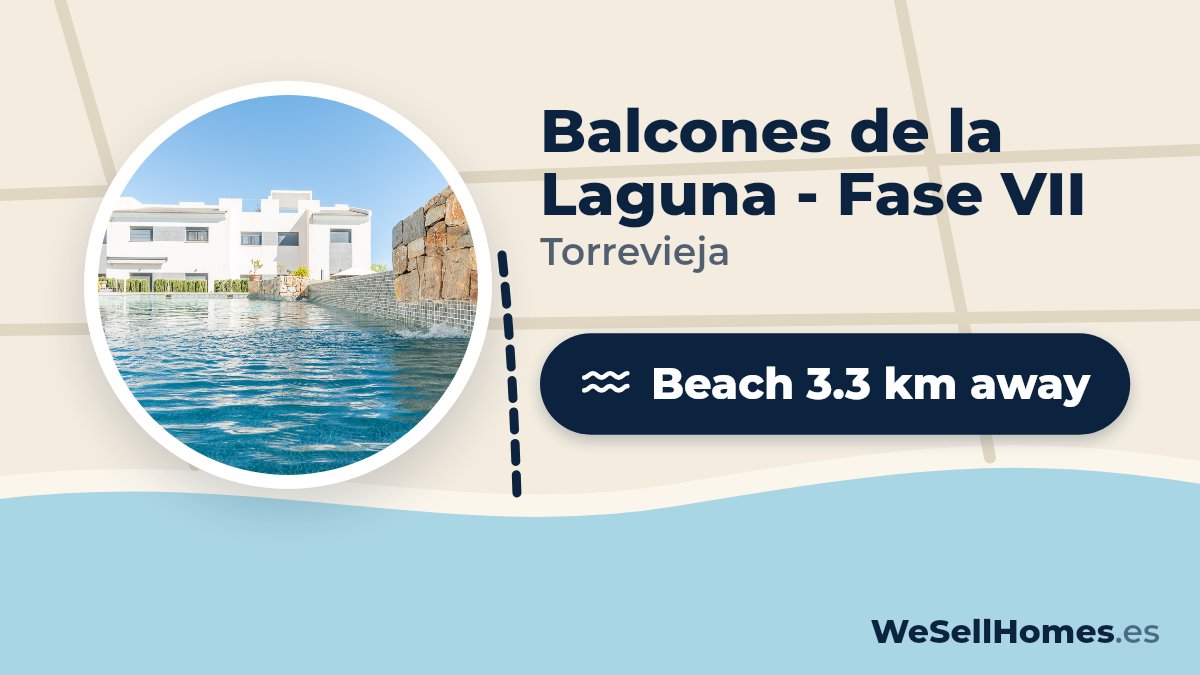 Balcones de la Laguna - Fase VII, Torrevieja: Beach 3.3 km away