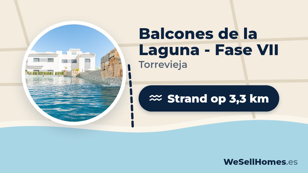 Balcones de la Laguna - Fase VII, Torrevieja: Strand op 3,3 km