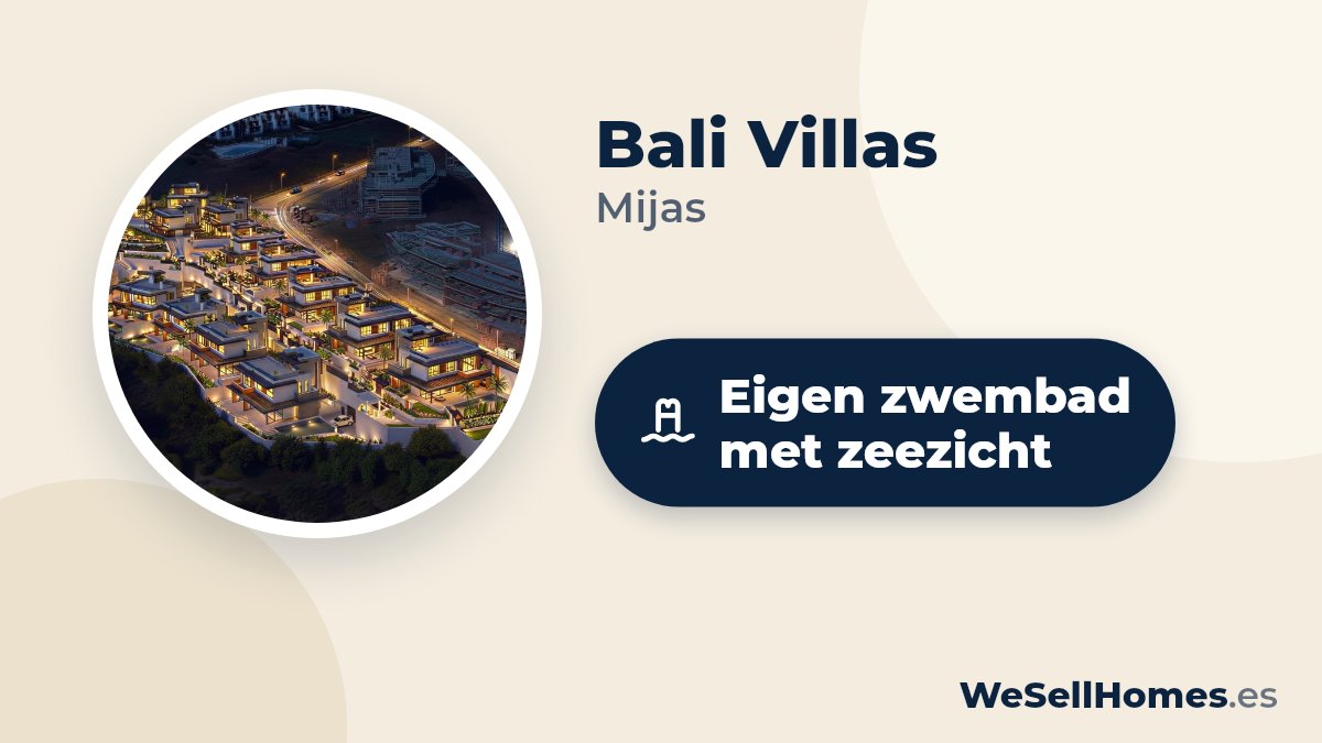 Bali Villas, Mijas: Eigen zwembad met zeezicht