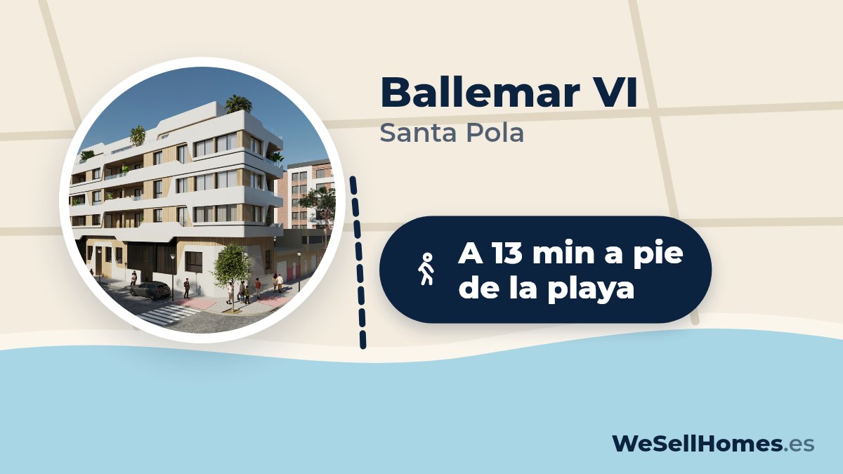 Ballemar VI, Santa Pola: A 13 min a pie de la playa