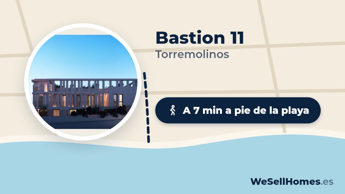 Bastion 11, Torremolinos: A 7 min a pie de la playa