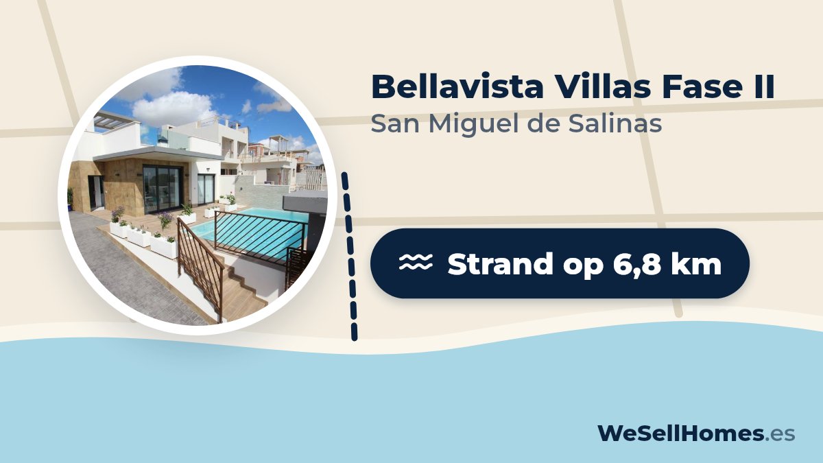 Bellavista Villas Fase II, San Miguel de Salinas: Strand op 6,8 km