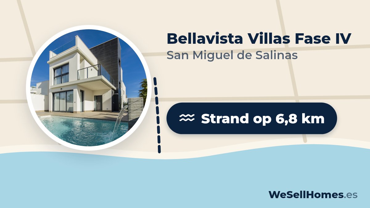 Bellavista Villas Fase IV, San Miguel de Salinas: Strand op 6,8 km