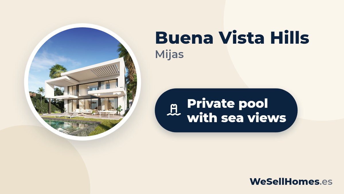 Buena Vista Hills, Mijas: Private pool with sea views