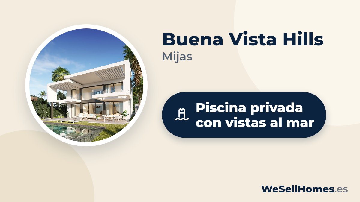 Buena Vista Hills, Mijas: Piscina privada con vistas al mar