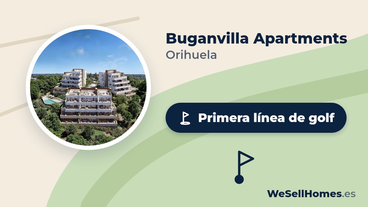 Buganvilla Apartments, Orihuela: Primera línea de golf
