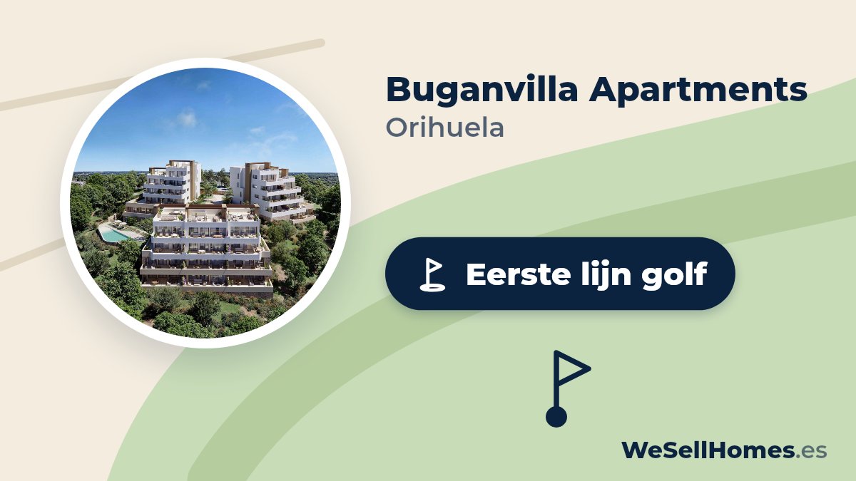 Buganvilla Apartments, Orihuela: Eerste lijn golf