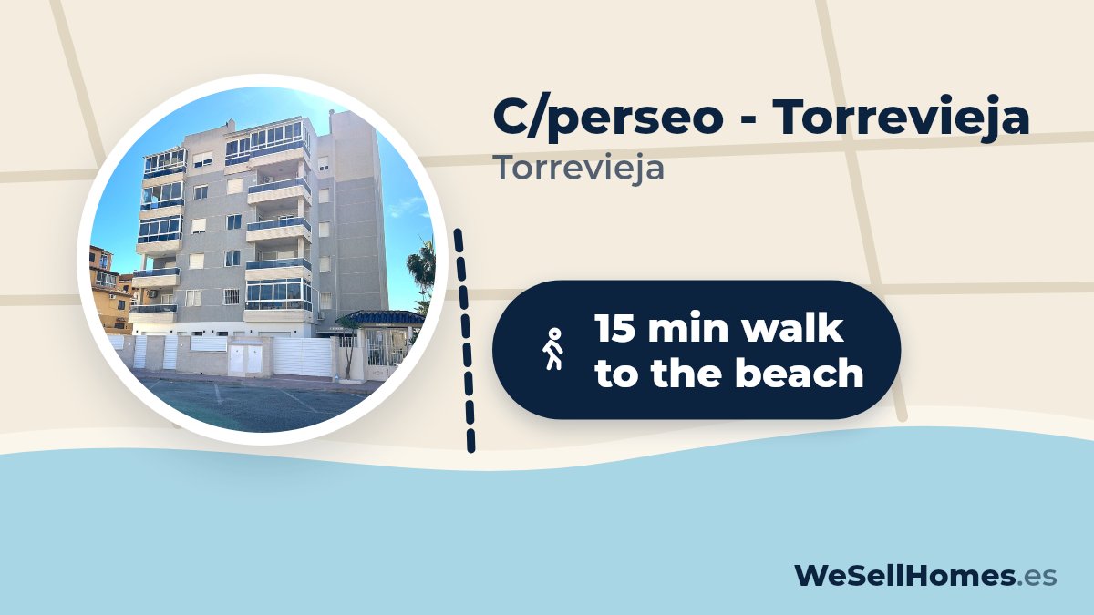 C/perseo - Torrevieja, Torrevieja: 15 min walk to the beach