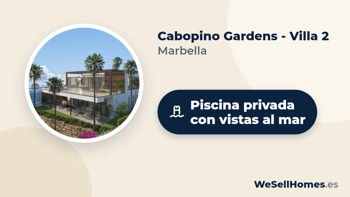 Cabopino Gardens - Villa 2, Marbella: Piscina privada con vistas al mar