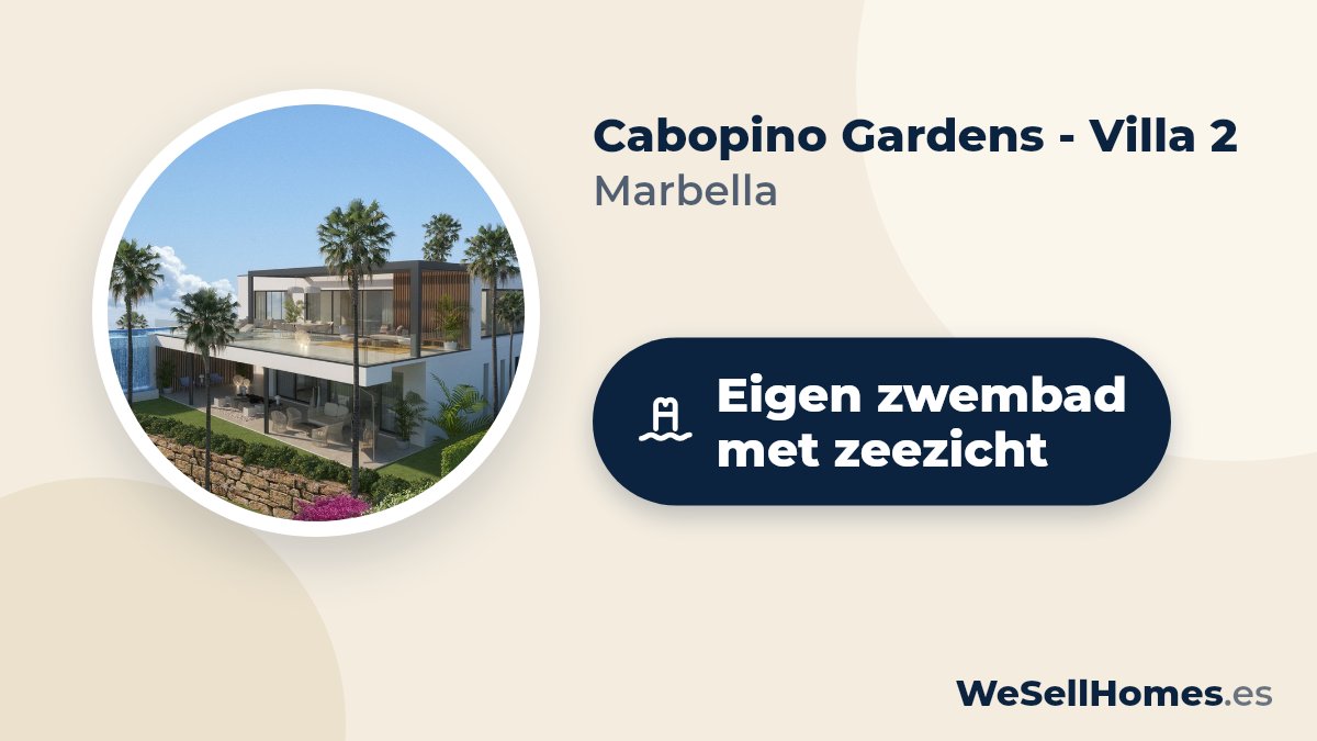 Cabopino Gardens - Villa 2, Marbella: Eigen zwembad met zeezicht