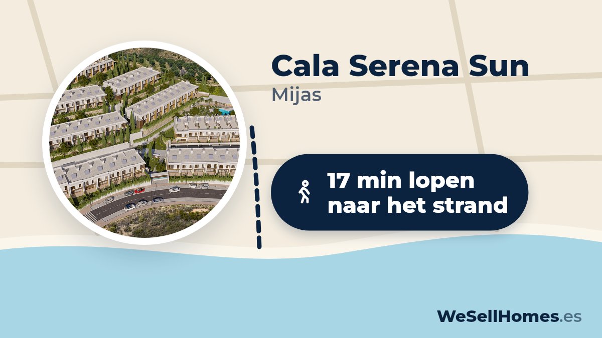 Cala Serena Sun, Mijas: 17 min lopen naar het strand