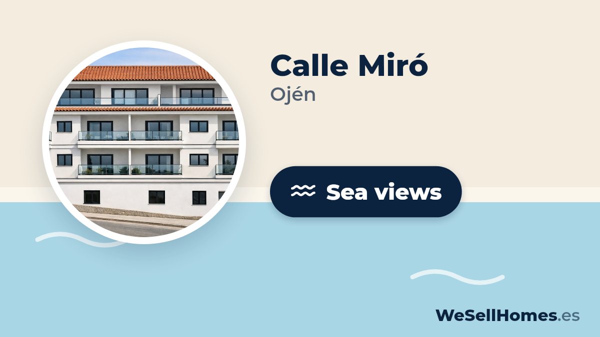 Calle Miró, Ojén: Sea views