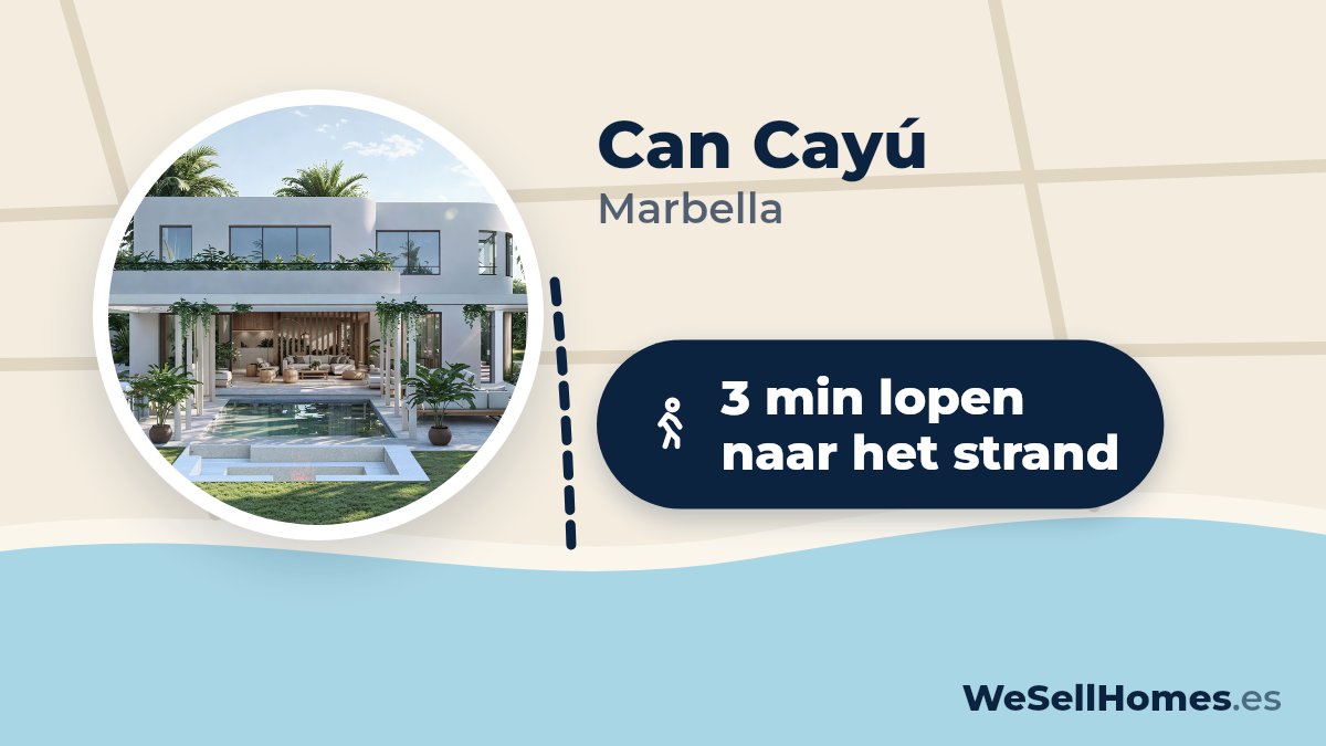 Can Cayú, Marbella: 3 min lopen naar het strand