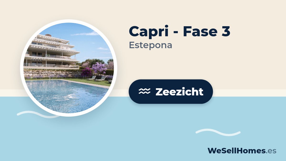 Capri - Fase 3, Estepona: Zeezicht