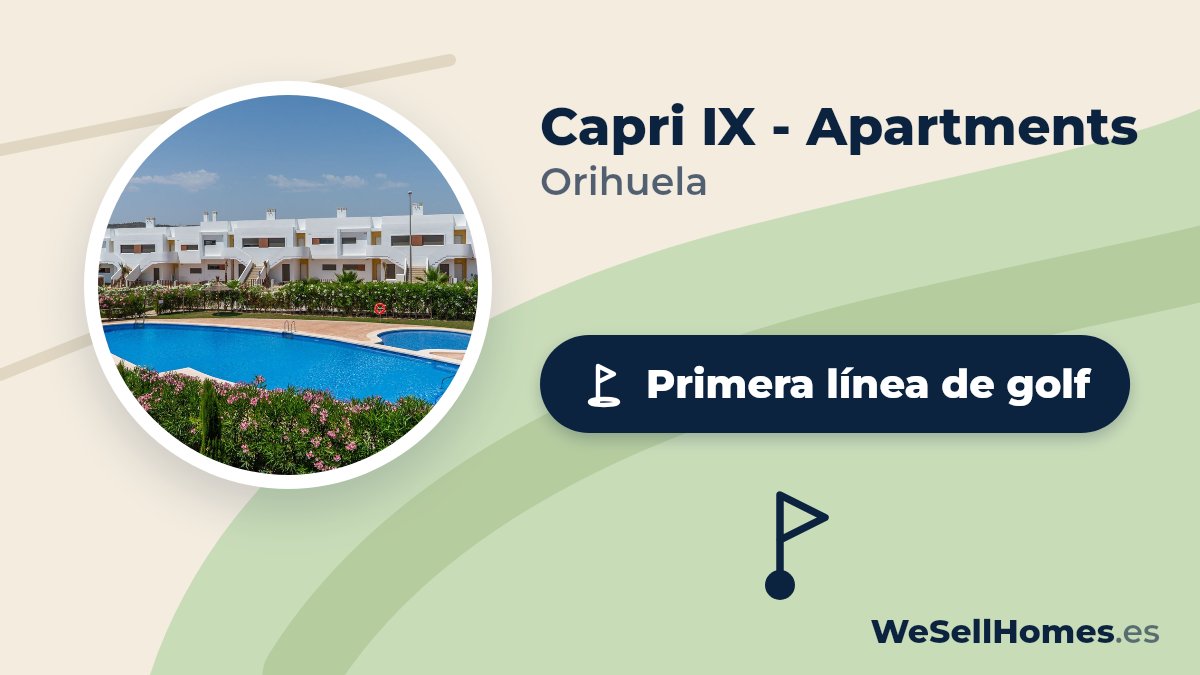 Capri IX - Apartments, Orihuela: Primera línea de golf