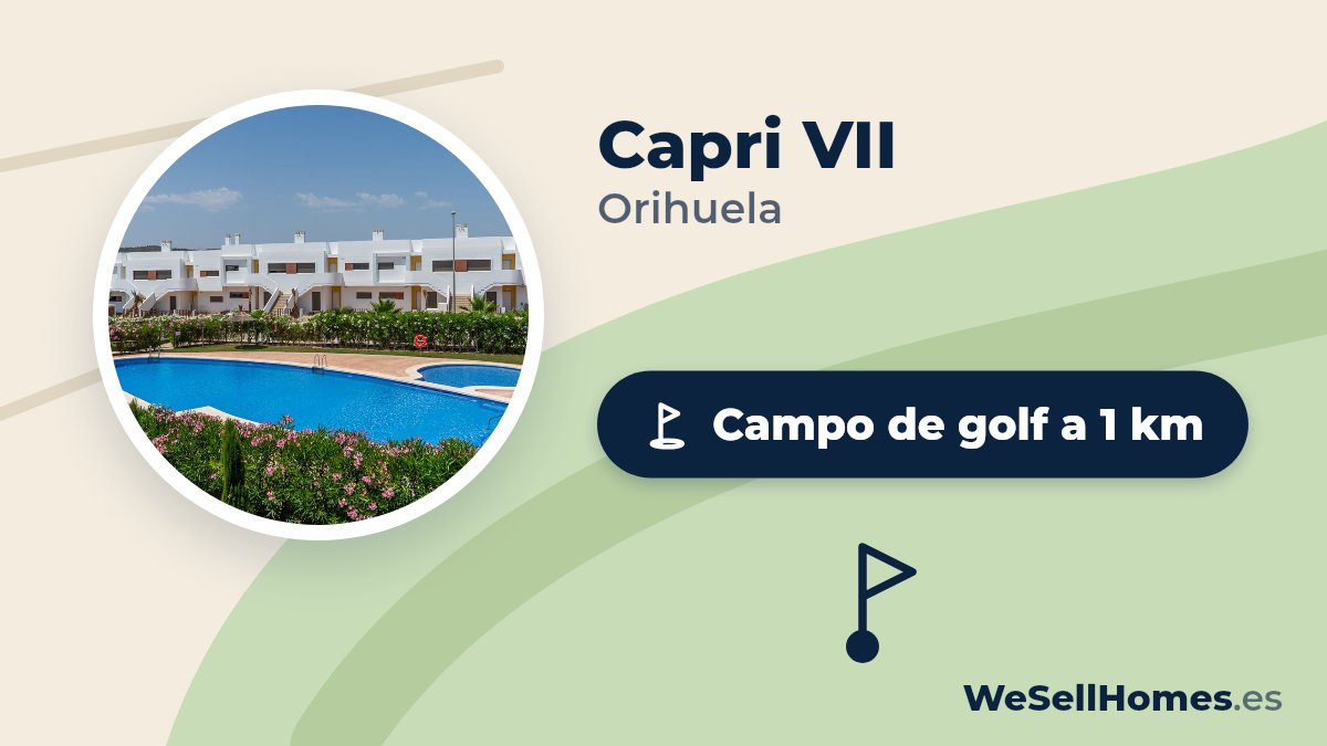 Capri VII, Orihuela: Campo de golf a 1 km