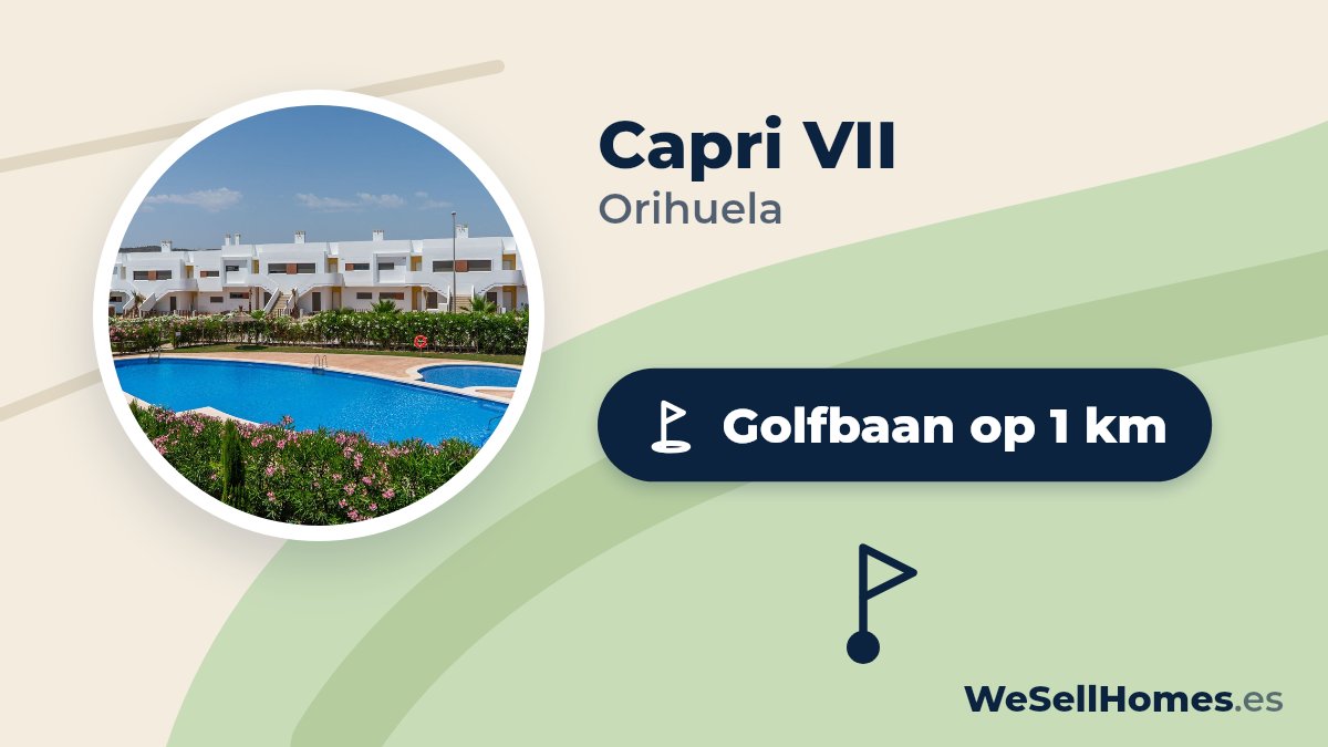 Capri VII, Orihuela: Golfbaan op 1 km