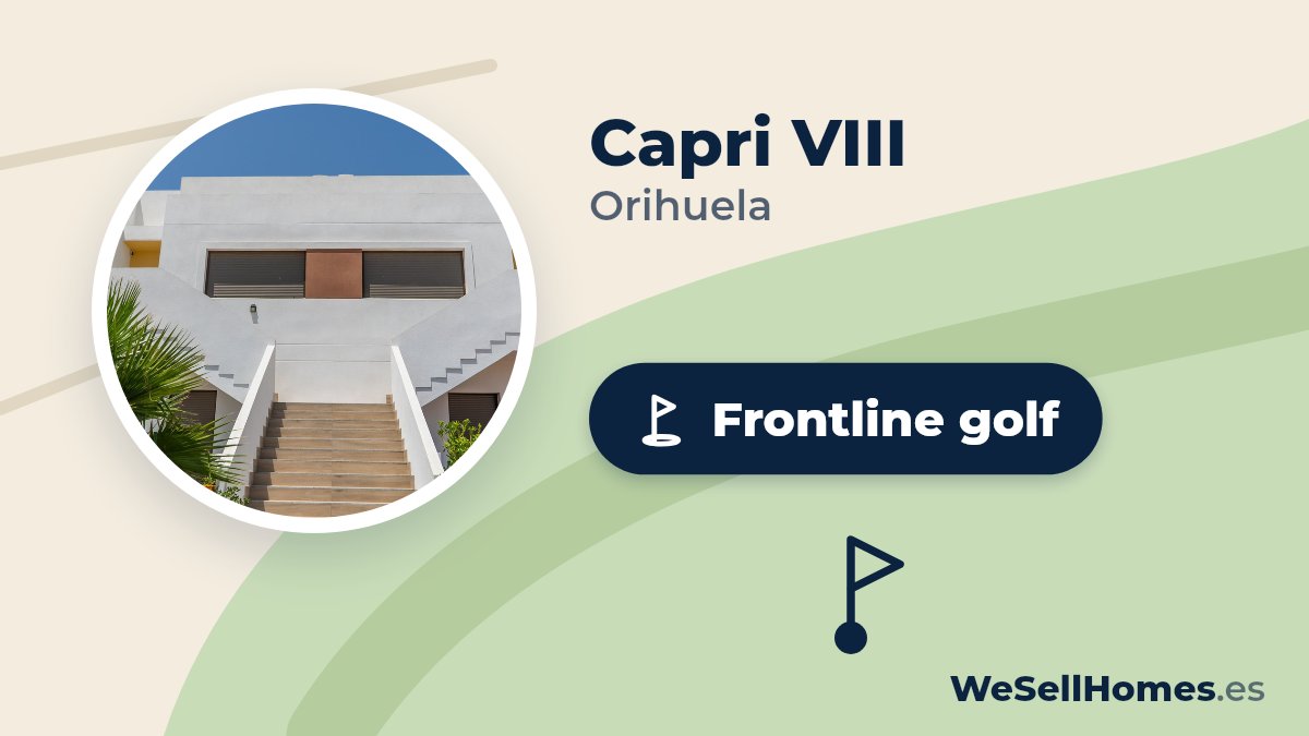 Capri VIII, Orihuela: Frontline golf