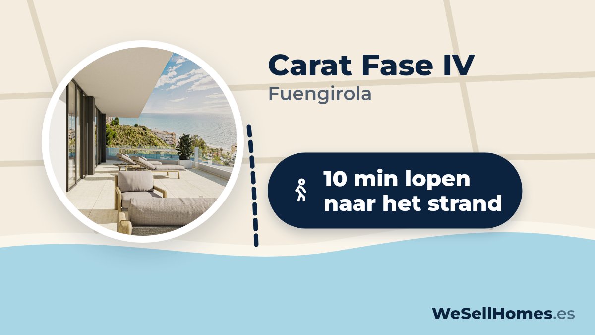 Carat Fase IV, Fuengirola: 10 min lopen naar het strand