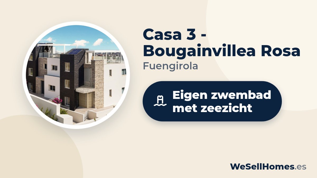 Casa 3 - Bougainvillea Rosa, Fuengirola: Eigen zwembad met zeezicht
