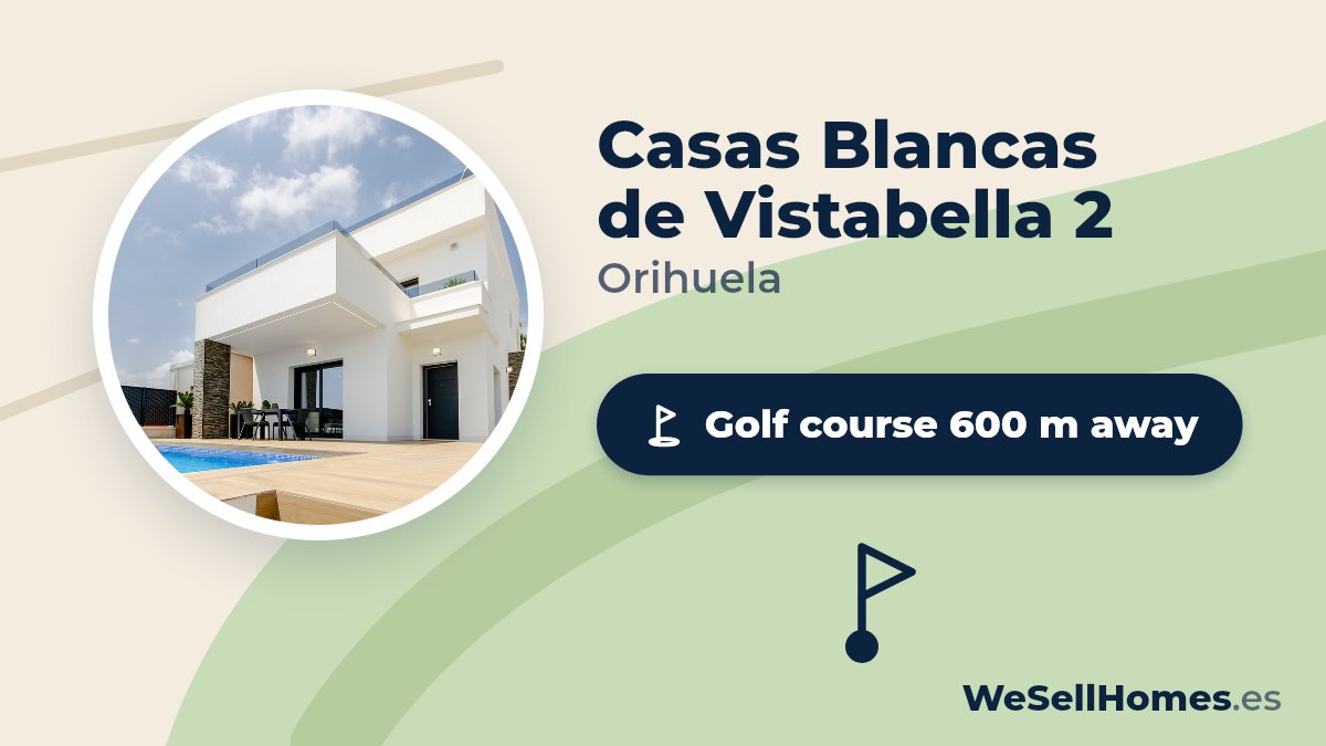 Casas Blancas de Vistabella 2, Orihuela: Golf course 600 m away