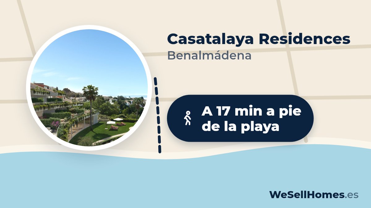 Casatalaya Residences, Benalmádena: A 17 min a pie de la playa