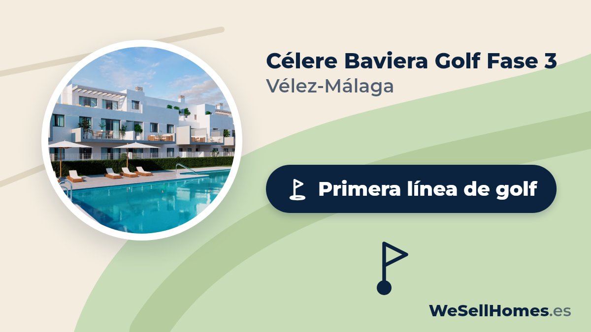 Célere Baviera Golf Fase 3, Vélez-Málaga: Primera línea de golf