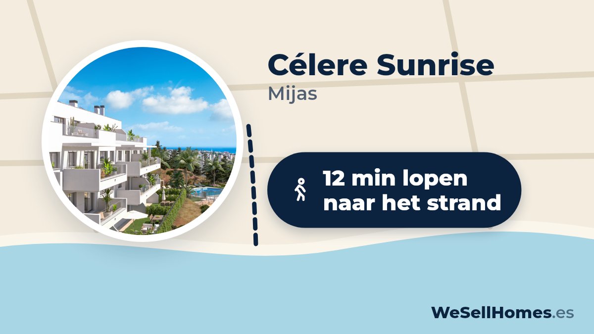 Célere Sunrise, Mijas: 12 min lopen naar het strand