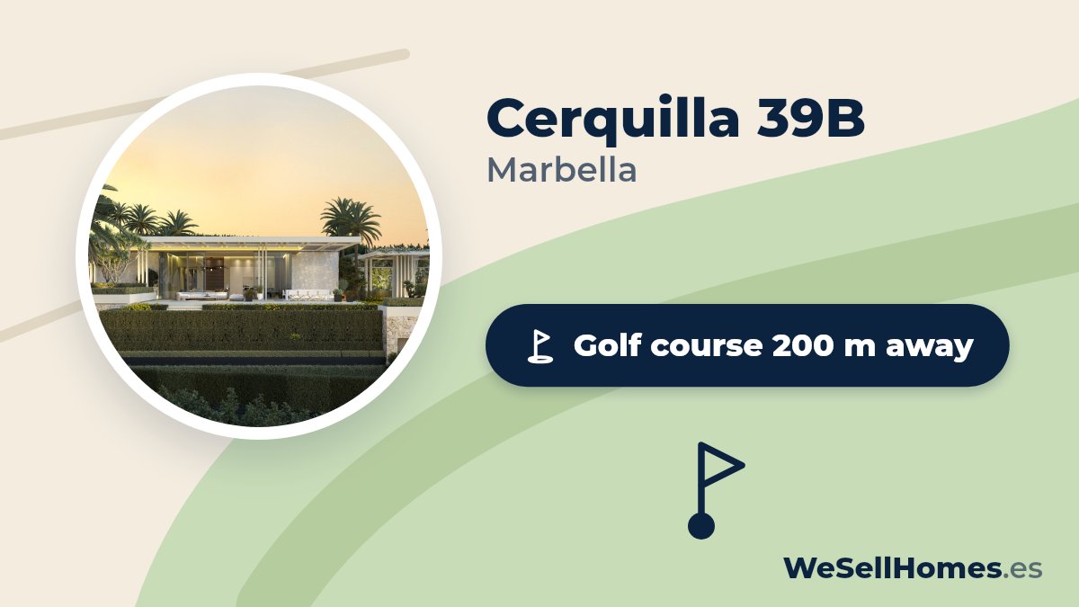 Cerquilla 39B, Marbella: Golf course 200 m away