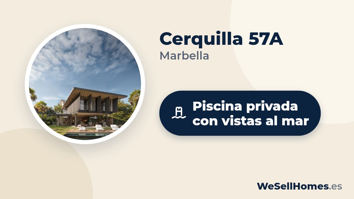 Cerquilla 57A, Marbella: Piscina privada con vistas al mar