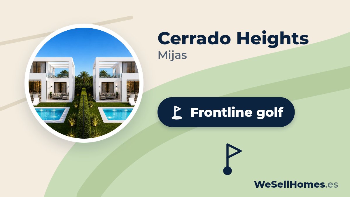 Cerrado Heights, Mijas: Frontline golf