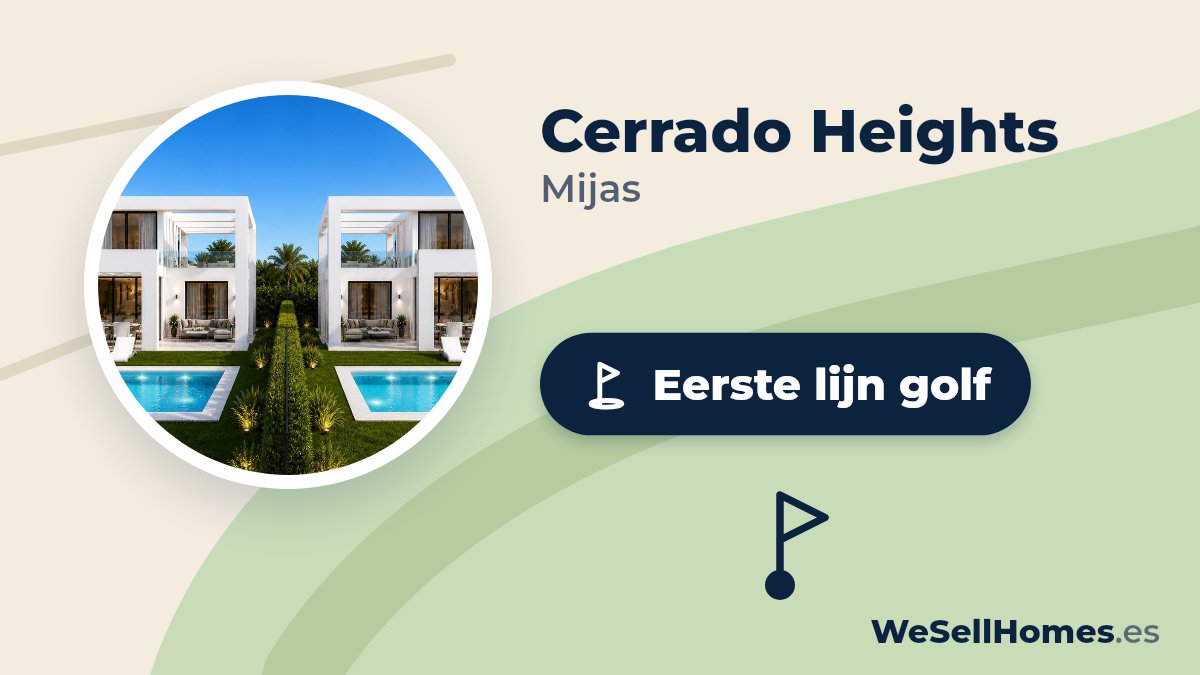 Cerrado Heights, Mijas: Eerste lijn golf