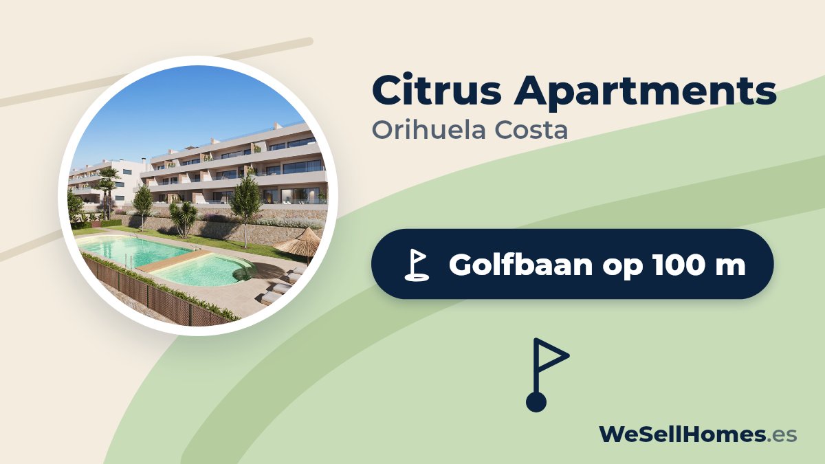 Citrus Apartments, Orihuela Costa: Golfbaan op 100 m