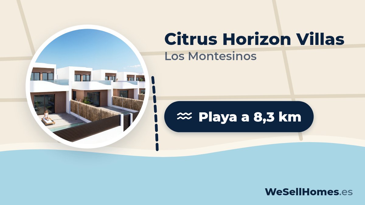 Citrus Horizon Villas, Los Montesinos: Playa a 8,3 km