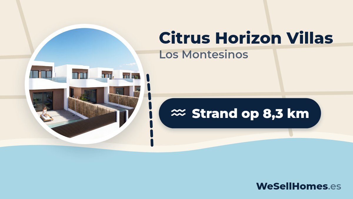 Citrus Horizon Villas, Los Montesinos: Strand op 8,3 km