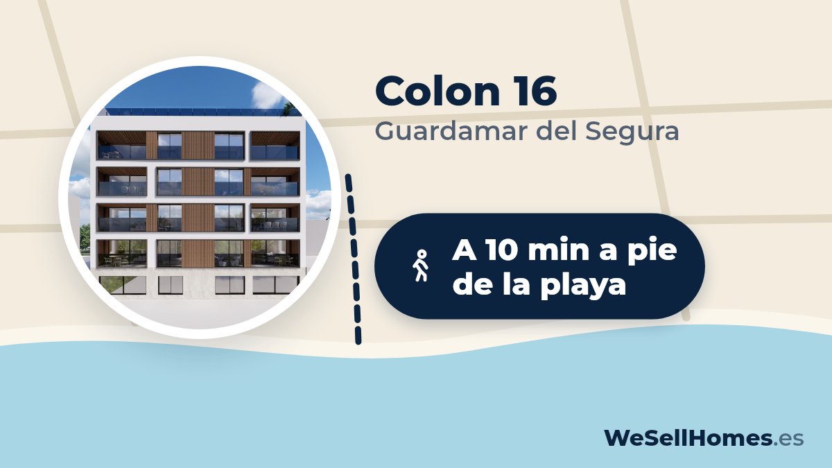 Colon 16, Guardamar del Segura: A 10 min a pie de la playa