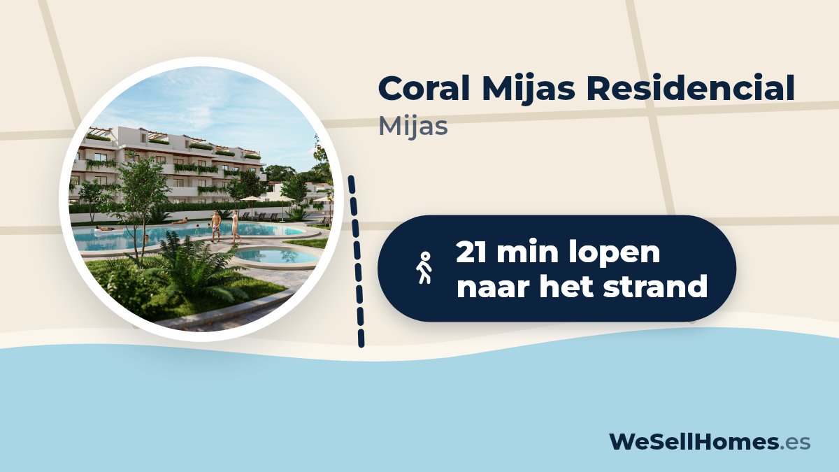 Coral Mijas Residencial, Mijas: 21 min lopen naar het strand