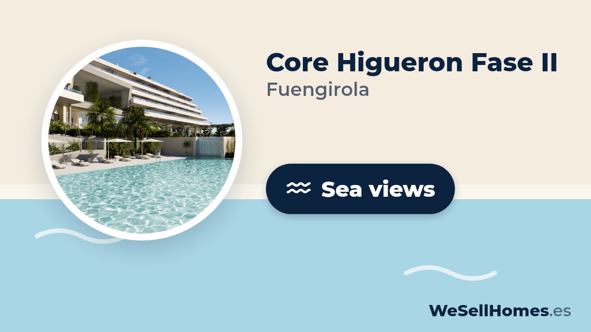 Core Higueron Fase II, Fuengirola: Sea views