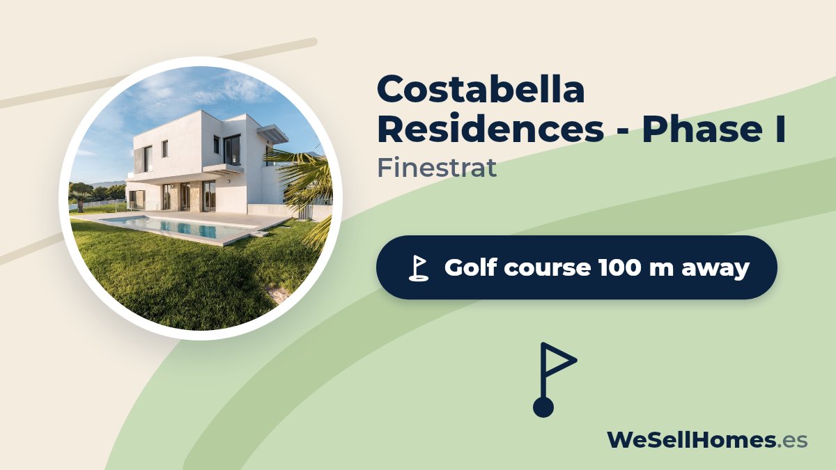 Costabella Residences - Phase I, Finestrat: Golf course 100 m away