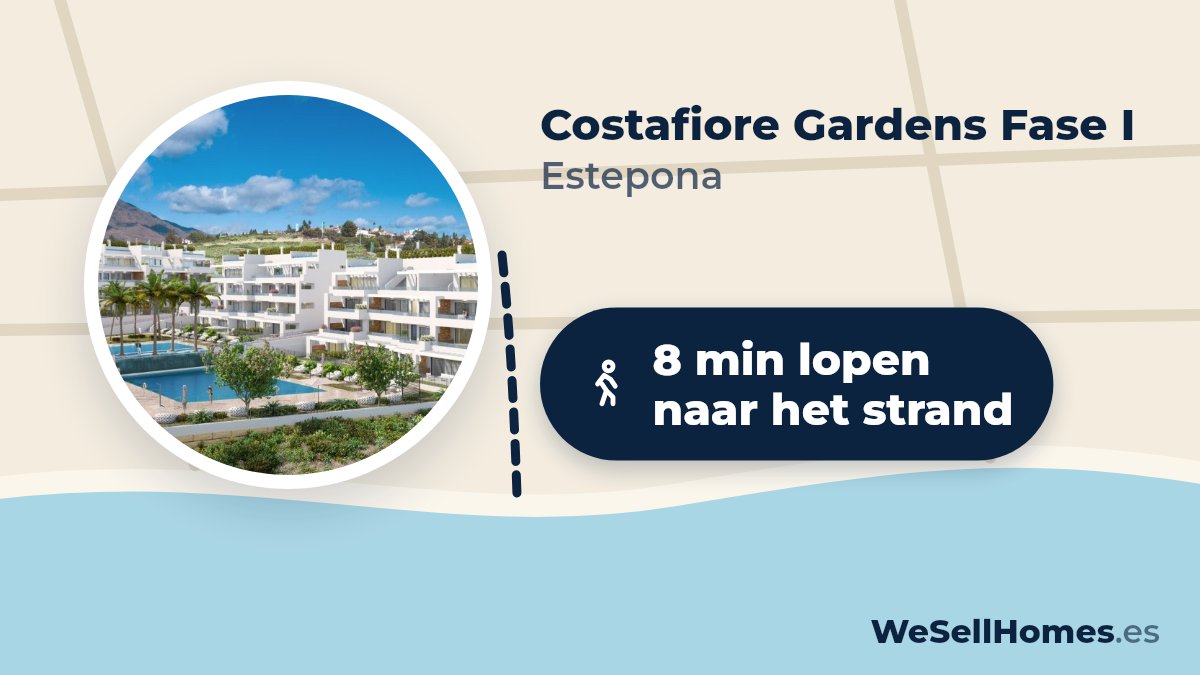 Costafiore Gardens Fase I, Estepona: 8 min lopen naar het strand