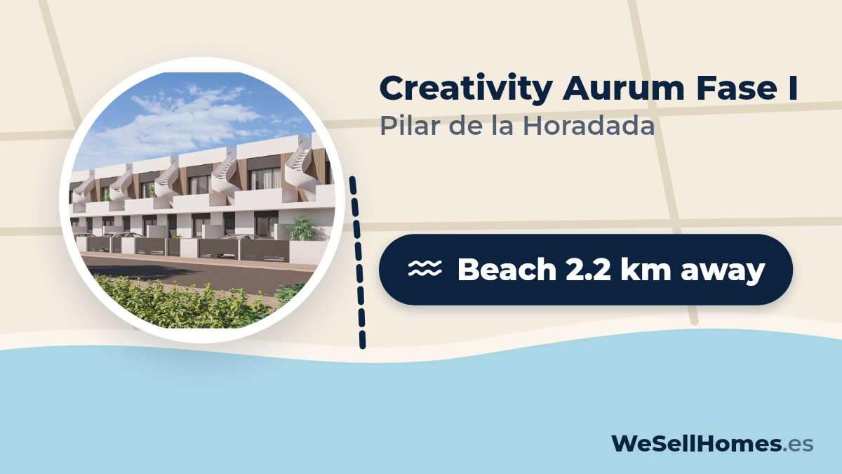 Creativity Aurum Fase I, Pilar de la Horadada: Beach 2.2 km away