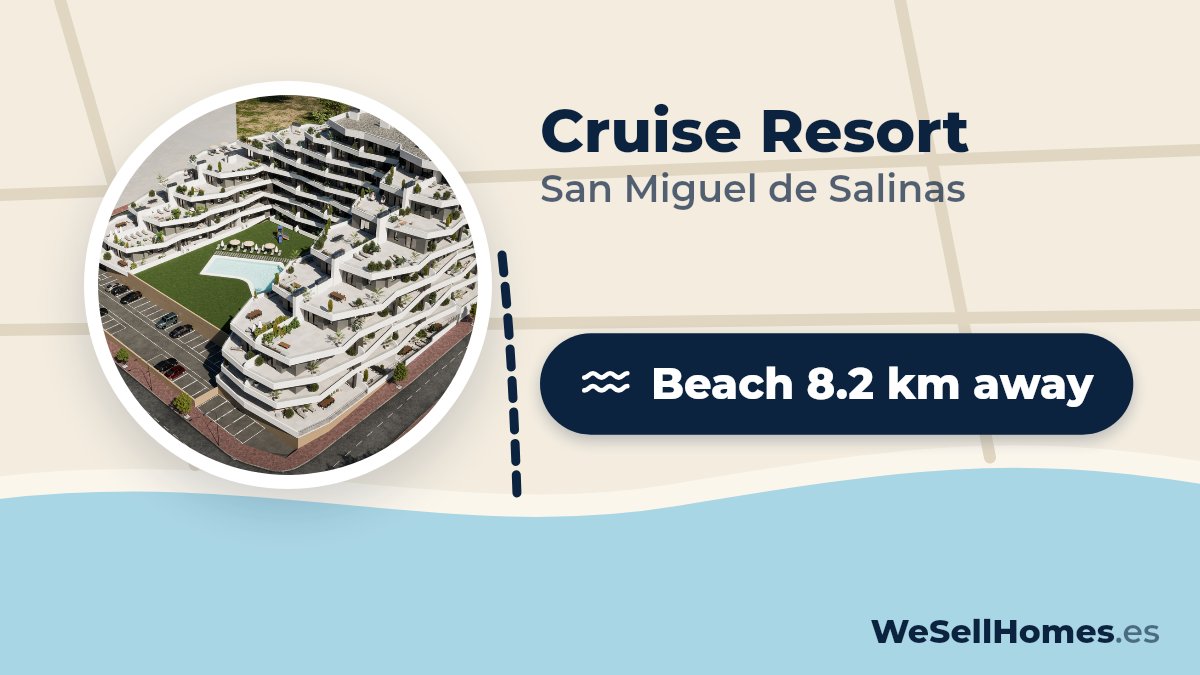 Cruise Resort, San Miguel de Salinas: Beach 8.2 km away