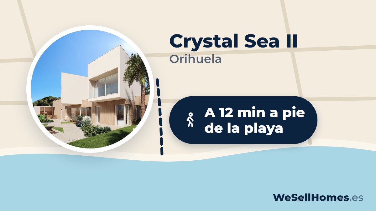 Crystal Sea II, Orihuela: A 12 min a pie de la playa