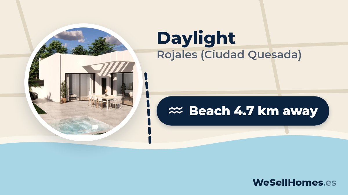 Daylight, Rojales (Ciudad Quesada): Beach 4.7 km away