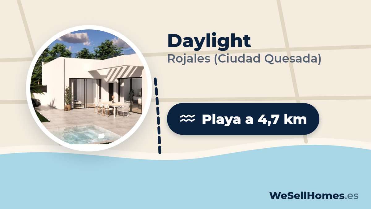 Daylight, Rojales (Ciudad Quesada): Playa a 4,7 km