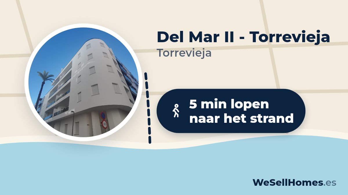 Del Mar II - Torrevieja, Torrevieja: 5 min lopen naar het strand